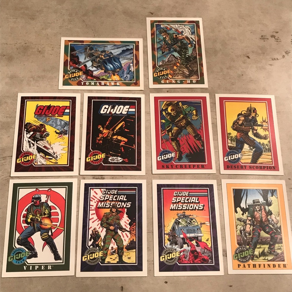 G.I Joe Series 1 1991 Hasbro Trading Cards
